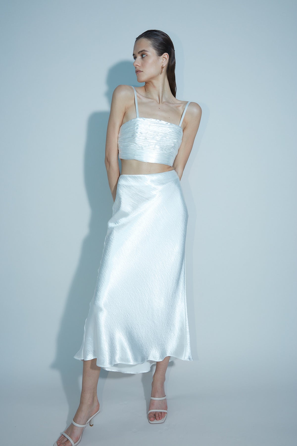 Linda Metallic Skirt