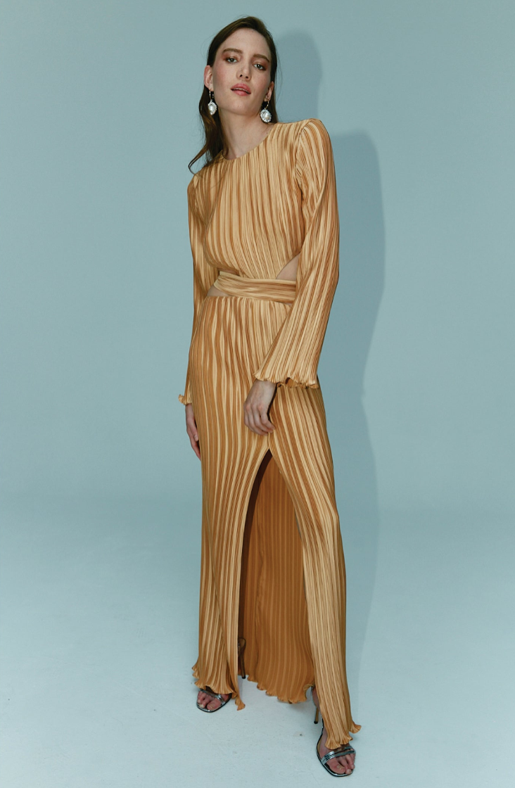 Phillipa Gown Tan